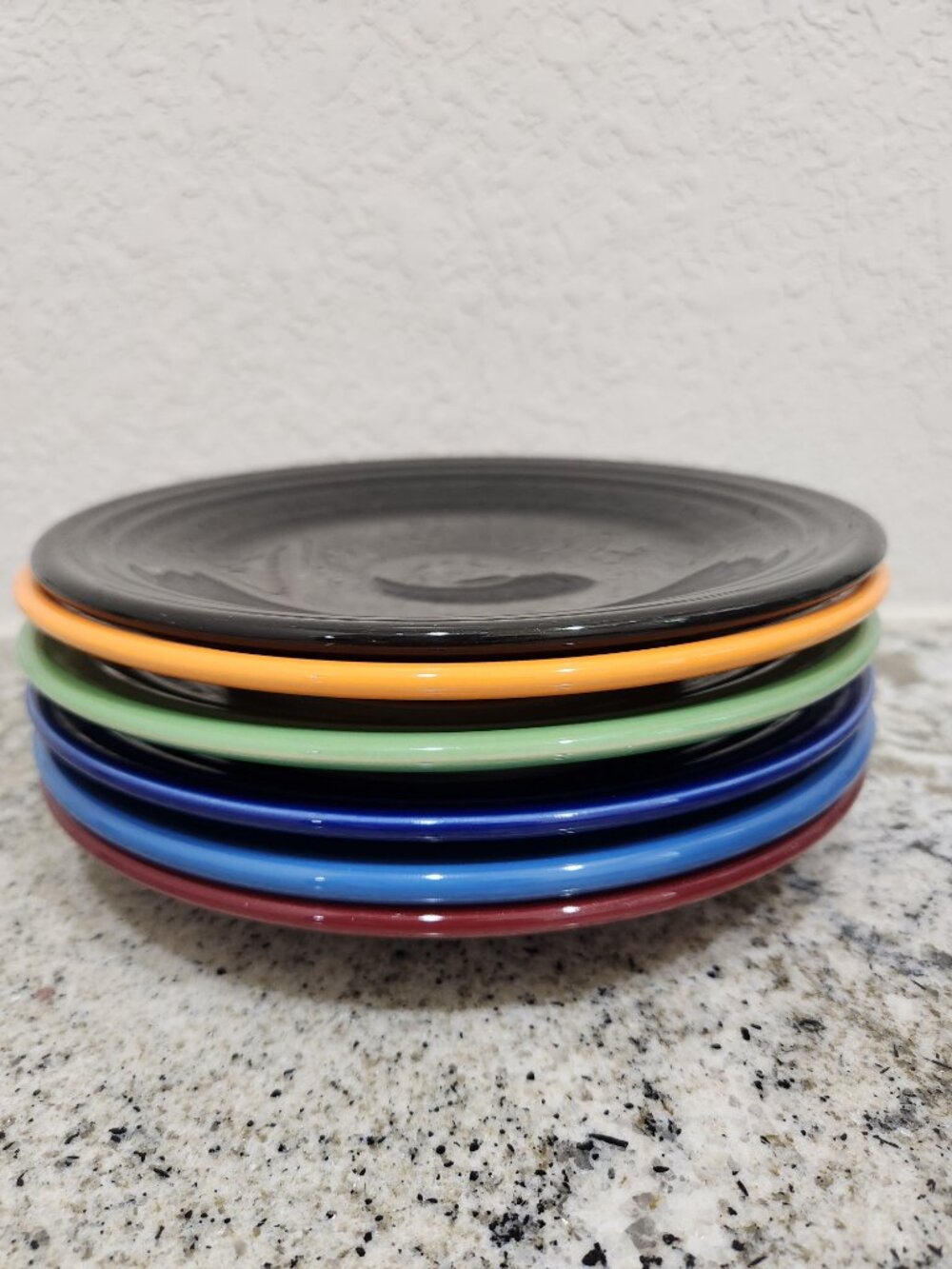 6 Fiestaware Luncheon Plates